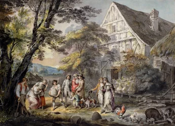 Herbst: Bienenschwarm, ca. 1780